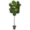 4ft. Fiddle Leaf Tree with Decorative Planter